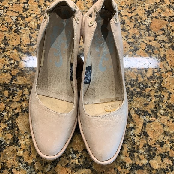 Diesel ”Harness” leather wedge shoes, Size 10 - Picture 1 of 8